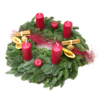 Adventskranz, 25 cm