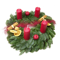 Adventskranz, 25 cm