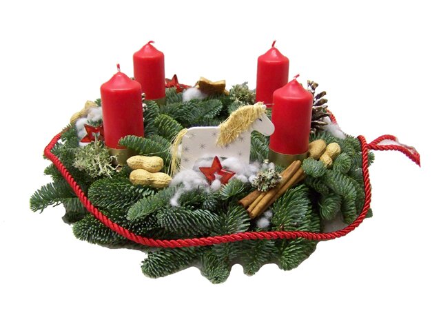 Nobilis-Adventskranz, 25 cm