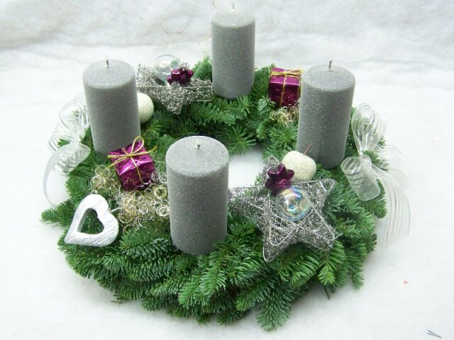 Adventskranz Nobilis, 30 cm